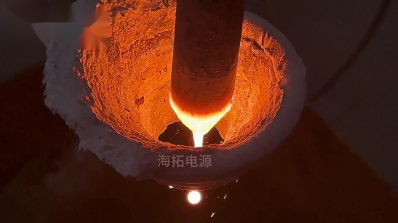 40KW的超高频91视频黄色下载大全加热设备，频率800Khz，用于加热滴熔淬火热处理